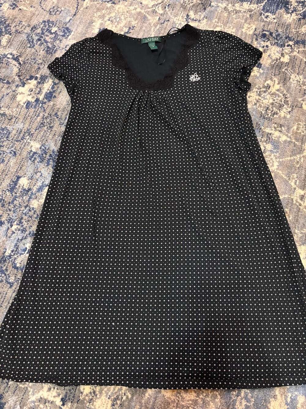 Lauren Ralph Lauren Nightshirt Size M Black